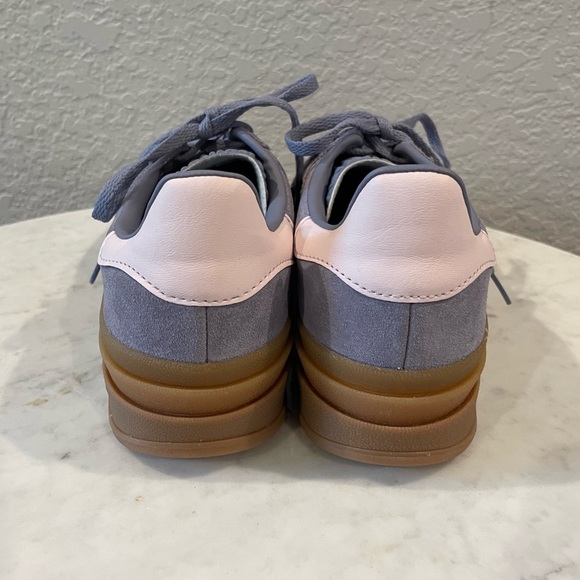 adidas Originals Gazelle Bold Silver Violet Gum 1 - Picture 7 of 9